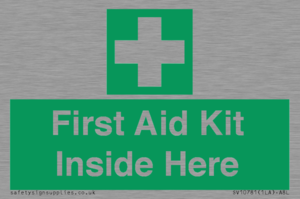 First Aid Kit Inside Here